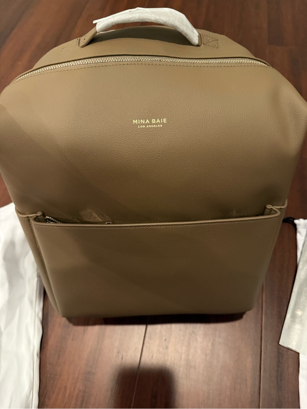 Mina Baie Stevie Backpack Vegan Full Teddy & stroller straps